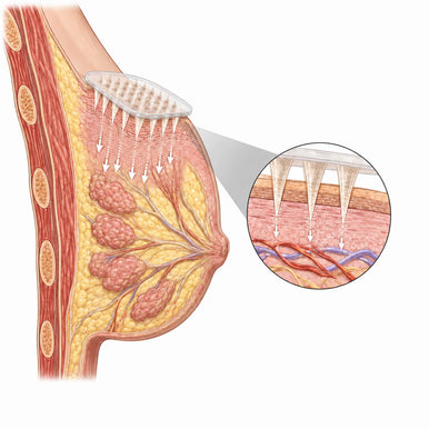 Targeted microneedle patch placement